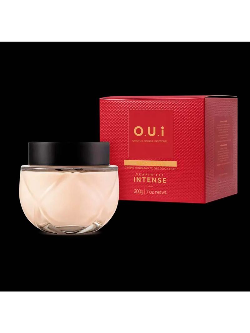 Creme hidratante desodorante corporal oui - scapin 245 intense