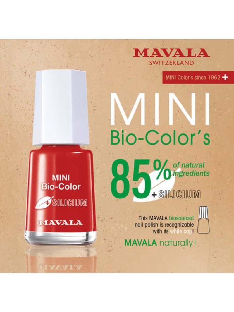 Esmalte cremoso mavala mini bio-color's + silicio 5ml