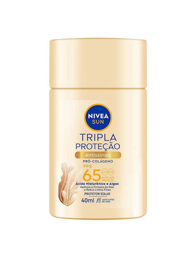 Nivea sun protetor solar tripla proteção antissinais fps 65