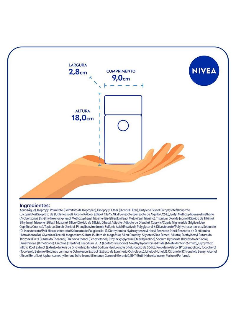 Nivea sun protetor solar tripla proteção antissinais fps 65