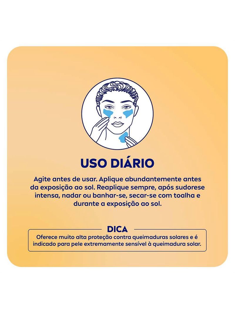 Nivea sun protetor solar tripla proteção antissinais fps 65