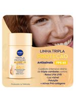Nivea sun protetor solar tripla proteção antissinais fps 65