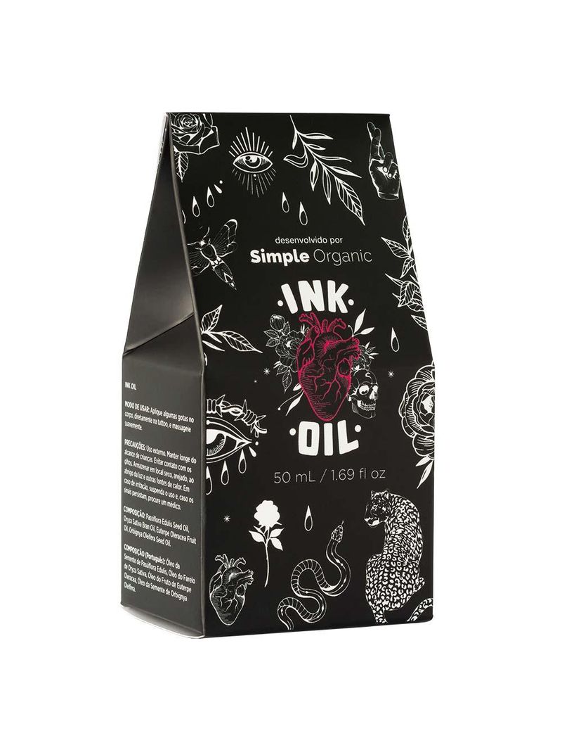 Óleo para tatuagem simple organic - ink oil
