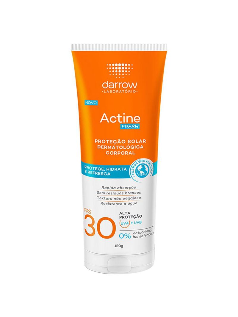 Protetor solar corporal darrow actine fresh fps30