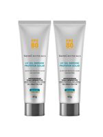 Skinceuticals uv oil defense tinted kit com 2 unidades – protetor solar com cor fps80 - universal