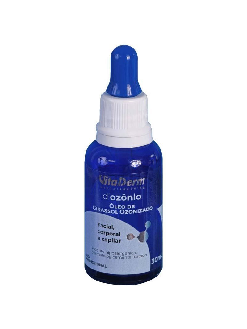 Óleo de girassol ozonizado vitaderm d’ozonio