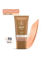 Mantecorp skincare episol kit com 3 unidades – protetor solar com cor fps70 – clara 40ml