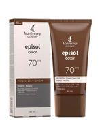 Mantecorp skincare episol kit com 3 unidades – protetor solar com cor fps70 – negro 40ml