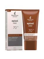 Mantecorp skincare episol kit com 3 unidades – protetor solar com cor fps70 – médio escuro 40ml