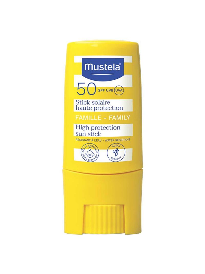 Protetor solar mustela stick solaire haute protection fps50