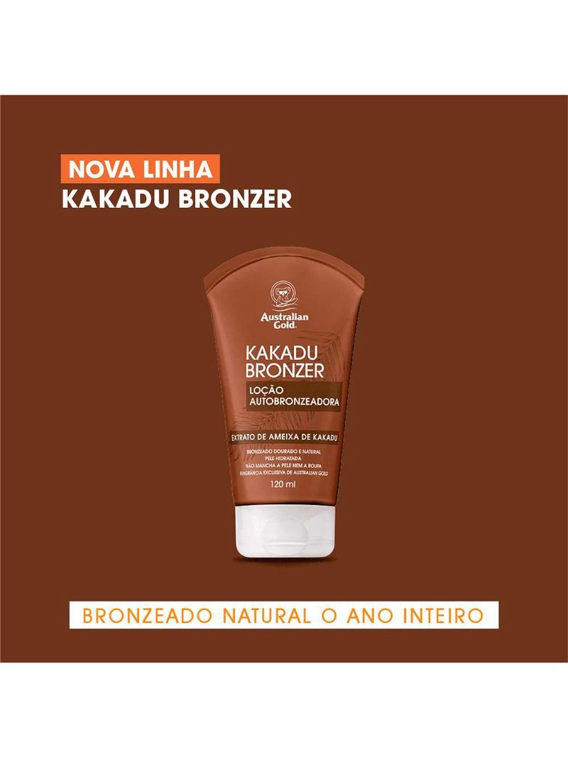 Loção autobronzeadora australian gold kakadu bronzer