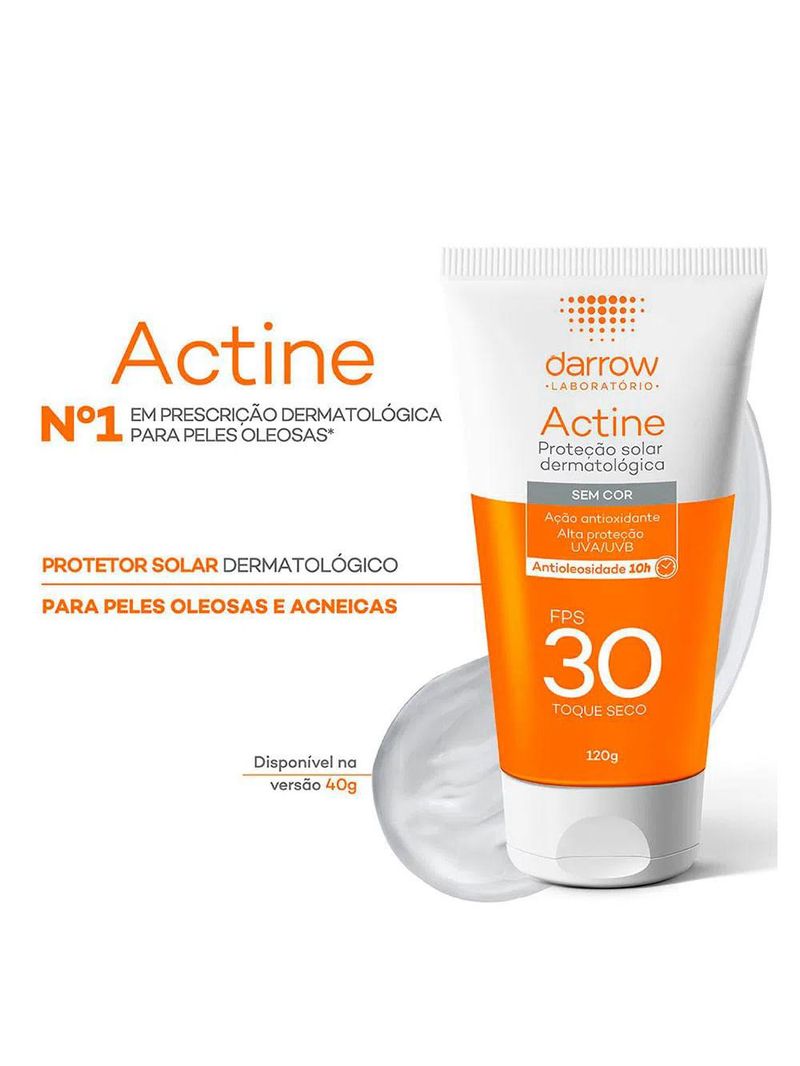 Darrow actine kit com 2 unidades – protetor solar fps30 – 120g
