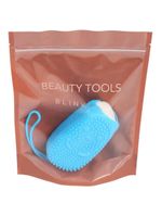 Esponja de banho blink lab silicone azul