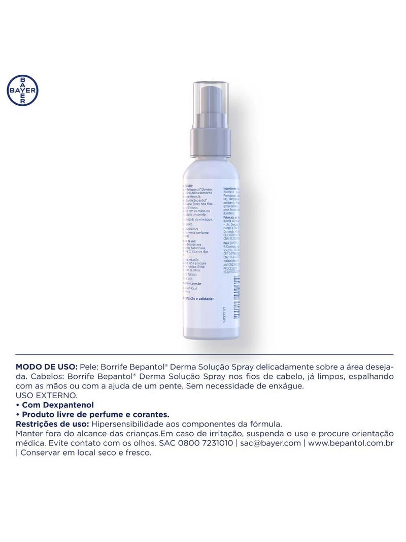 Bepantol derma spray hidratante instantâneo