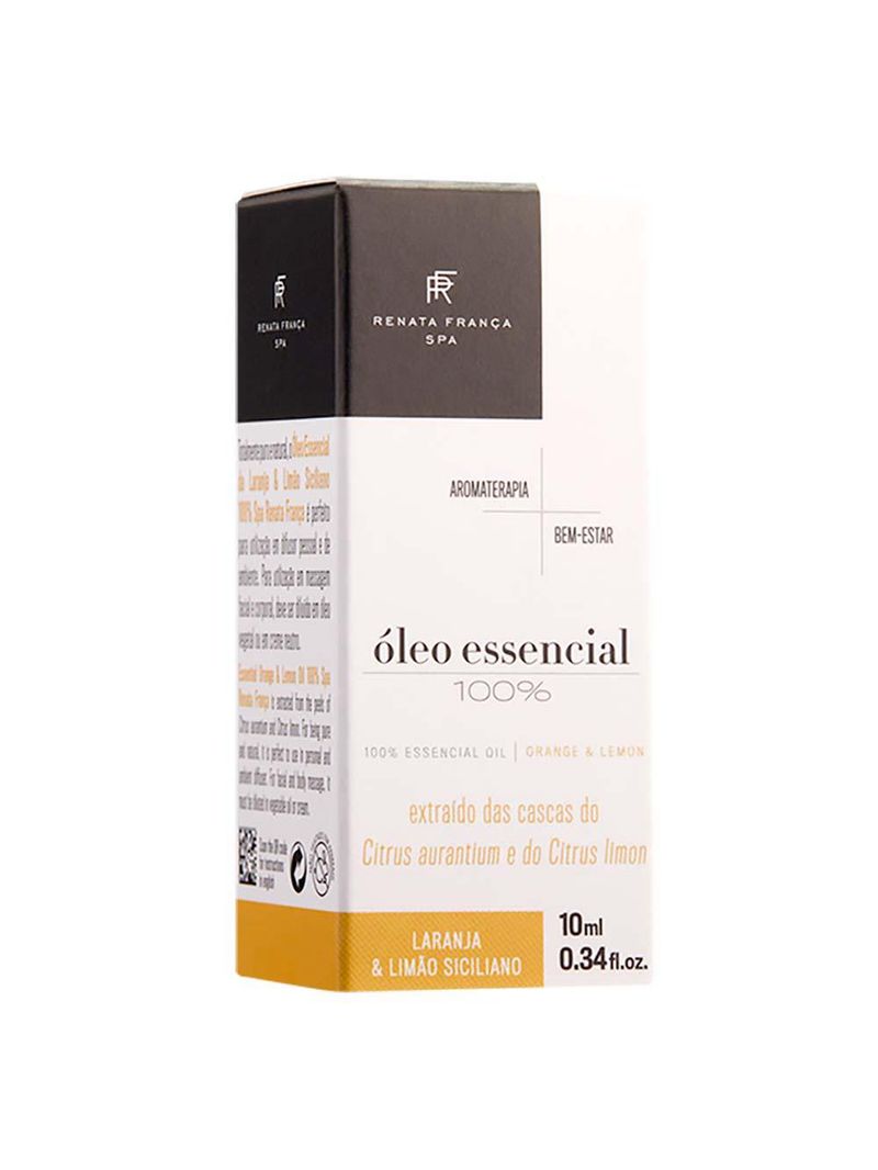 Óleo essencial spa renata frança laranja e limão siciliano