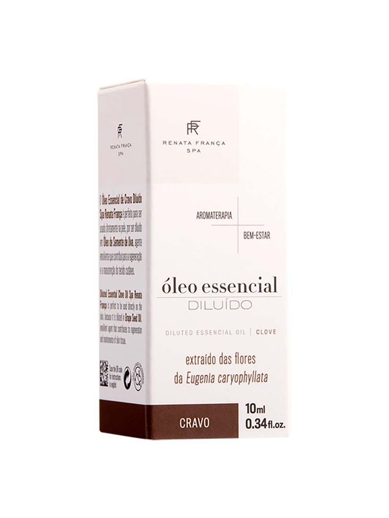 Óleo essencial diluído spa renata frança cravo