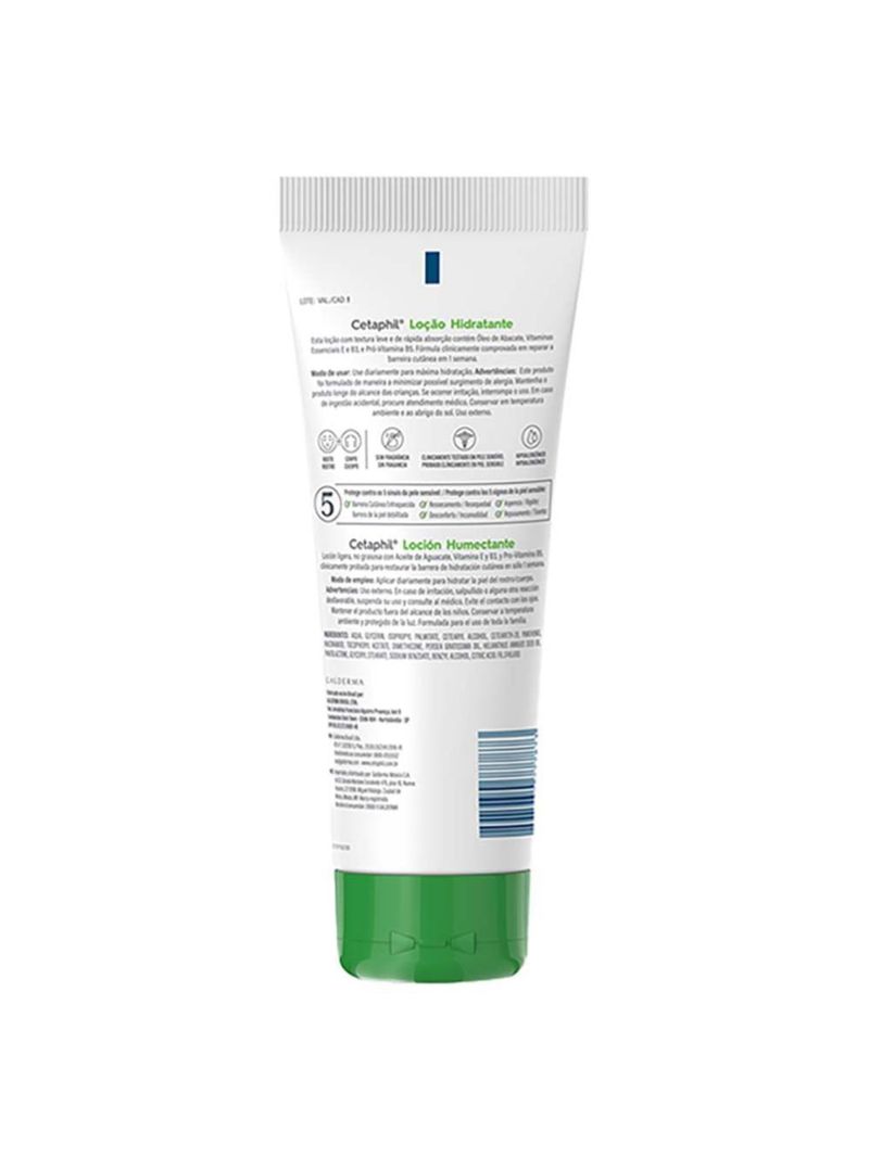 Cetaphil loção hidratante para peles sensíveis, normais e secas
