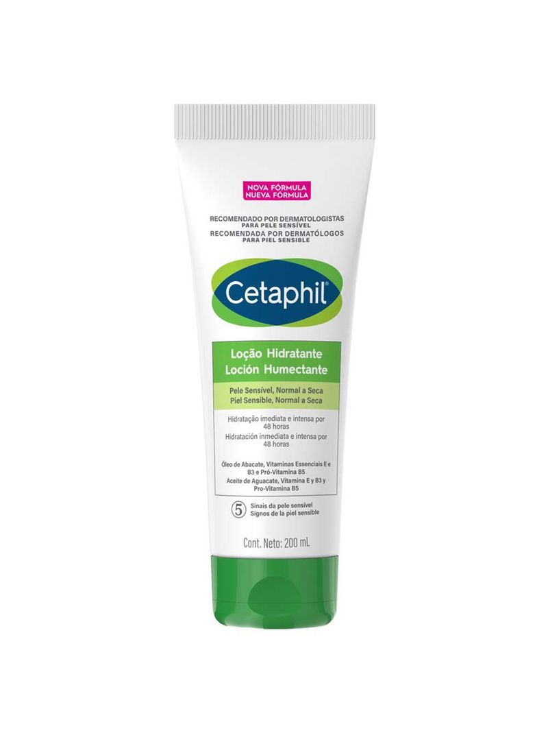 Cetaphil loção hidratante para peles sensíveis, normais e secas