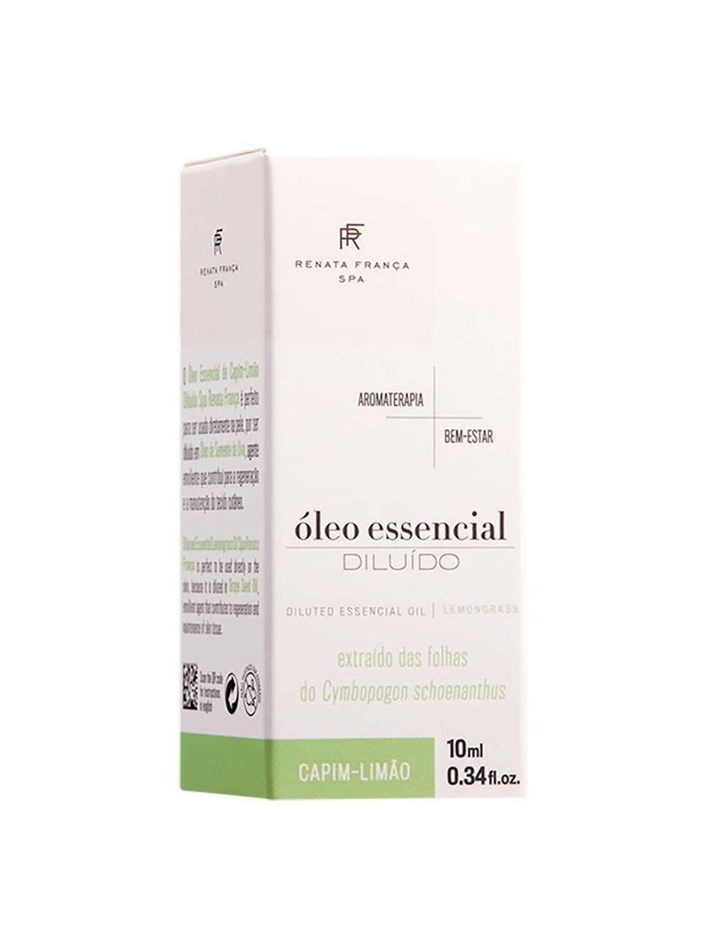 Óleo essencial diluído spa renata frança capim-limão