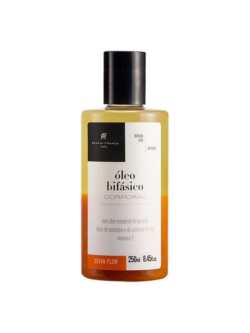 Óleo bifásico corporal spa renata frança seiva flor