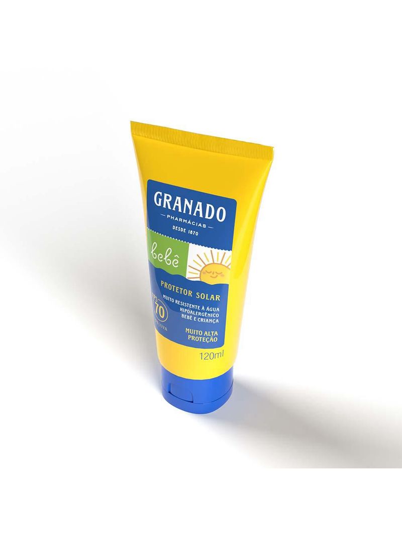 Protetor solar granado bebê fps70