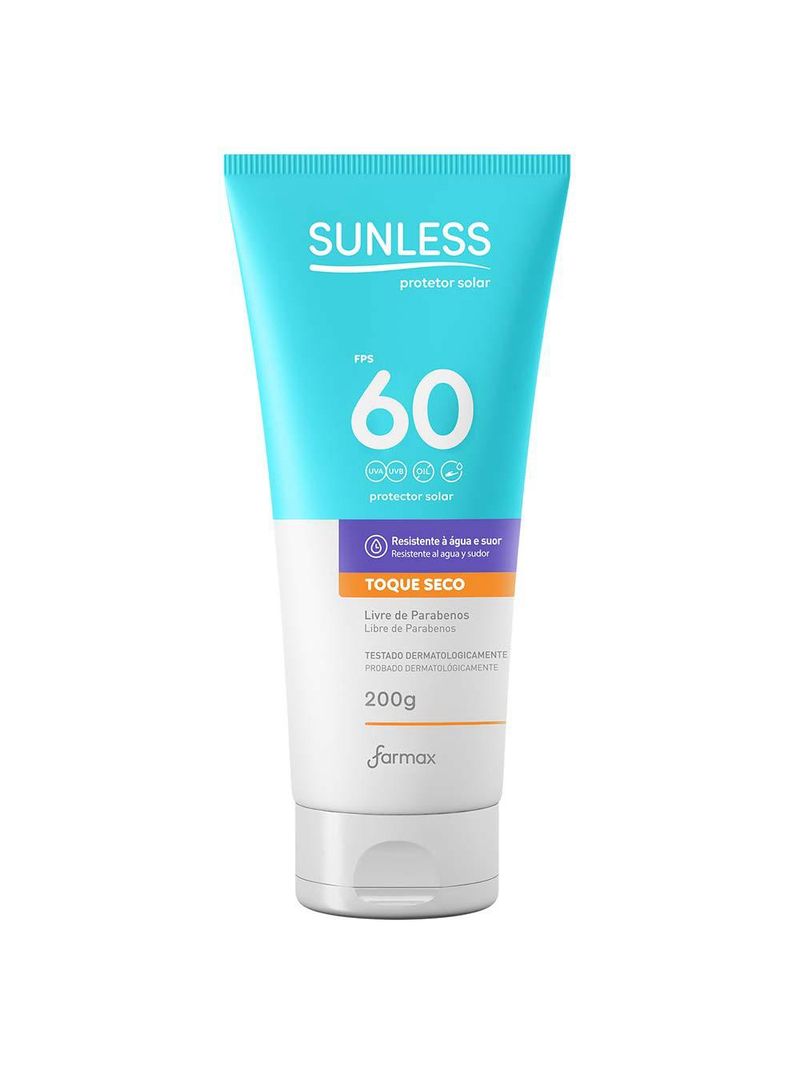 Protetor solar sunless fps 60