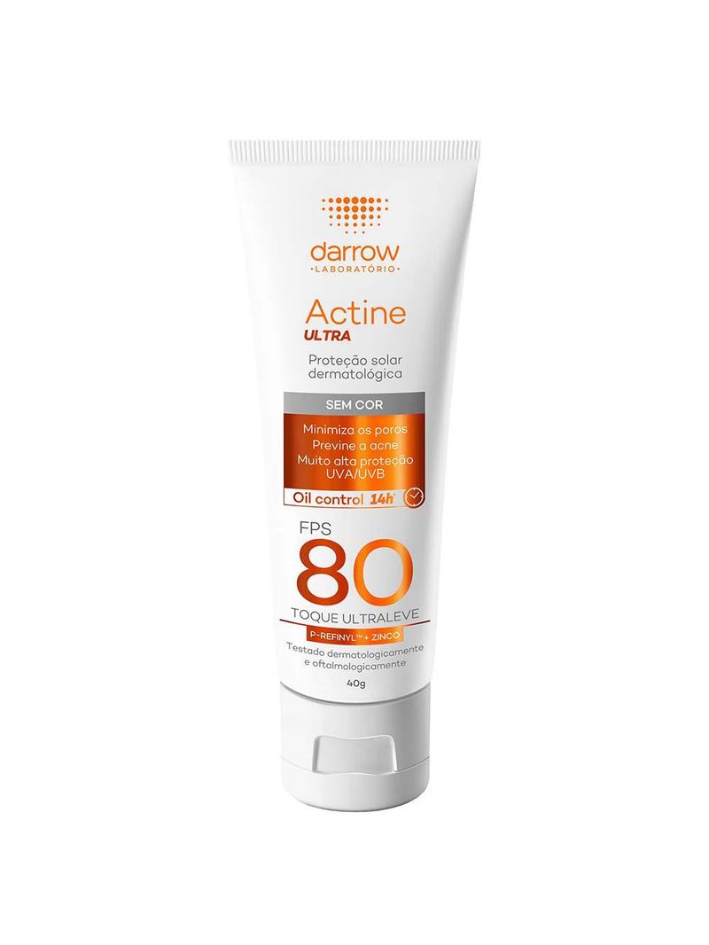 Protetor solar darrow actine solar fps 80
