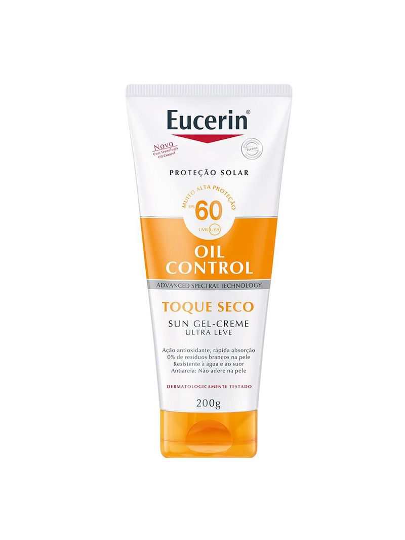 Protetor solar eucerin sun toque seco loção corporal fps 60