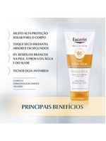 Protetor solar eucerin sun toque seco loção corporal fps 60