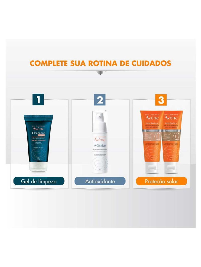 Protetor solar clareador avène mat perfect fps 70 – 40g