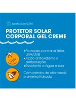 Protetor solar australian gold gel creme fps30