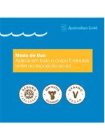 Protetor solar australian gold gel creme fps30