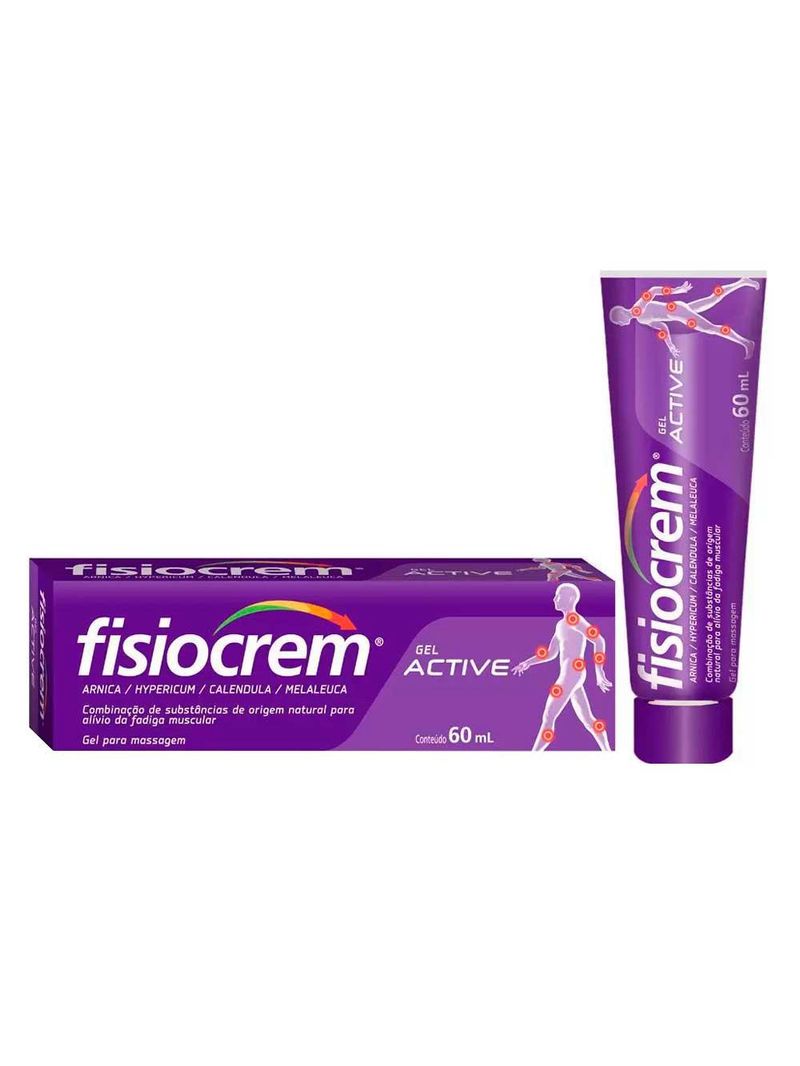 Gel de massagem fisiocrem gel active