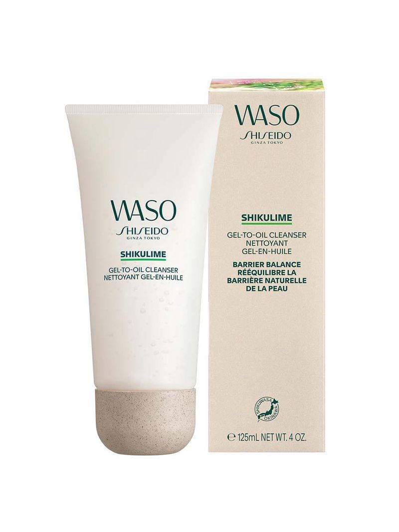 Gel de limpeza shiseido – waso shikulime gel-to-oil cleanser