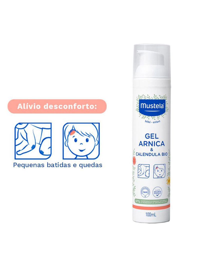 Gel arnica e calêndula mustela bio