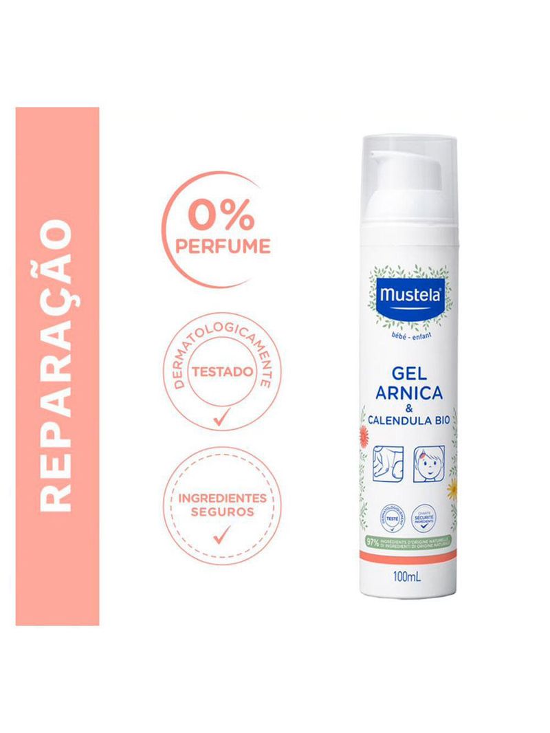 Gel arnica e calêndula mustela bio