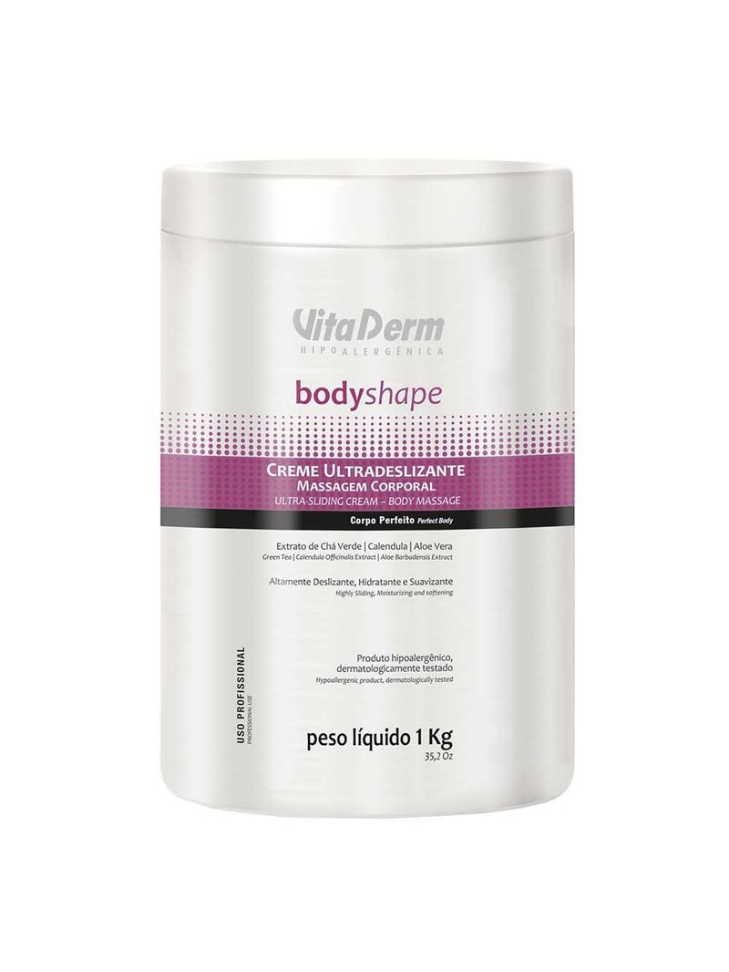 Creme ultradeslizante vita derm – body shape
