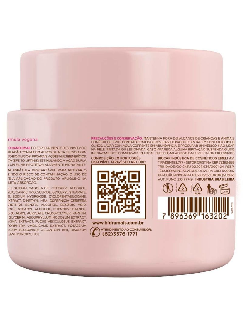 Creme para massagem hidramais colágeno nano dmae