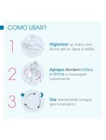 Creme para mãos bioderma atoderm mãos e unhas cuidado reparador calmante