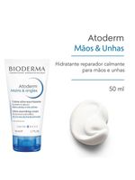 Creme para mãos bioderma atoderm mãos e unhas cuidado reparador calmante