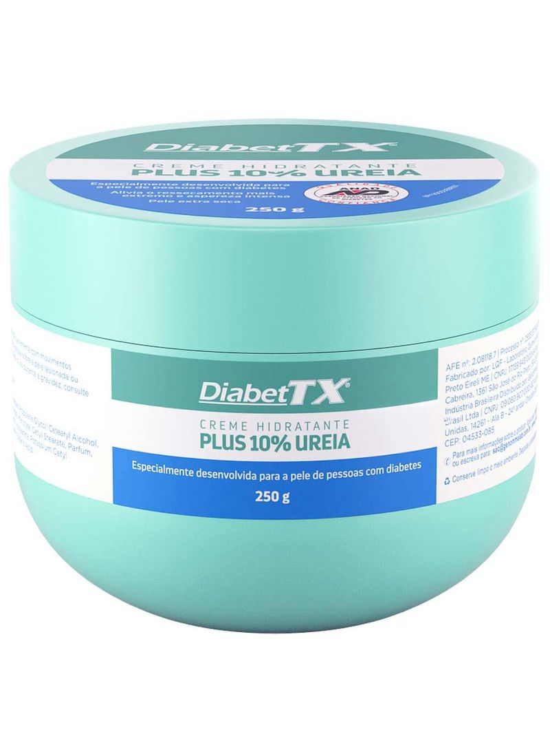 Creme hidratante diabettx plus 10% ureia