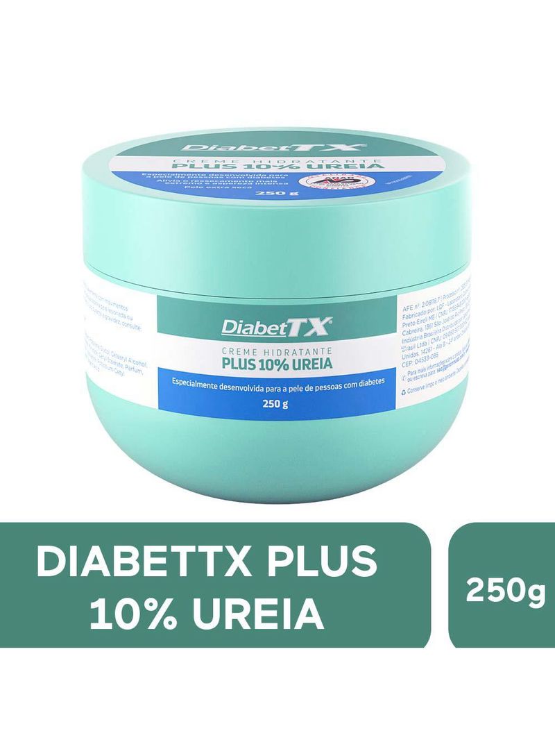 Creme hidratante diabettx plus 10% ureia