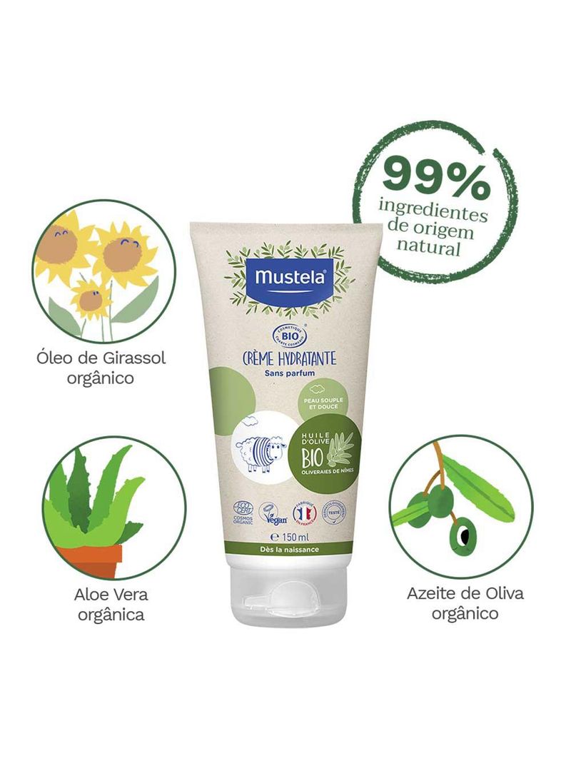 Creme hidratante mustela bio