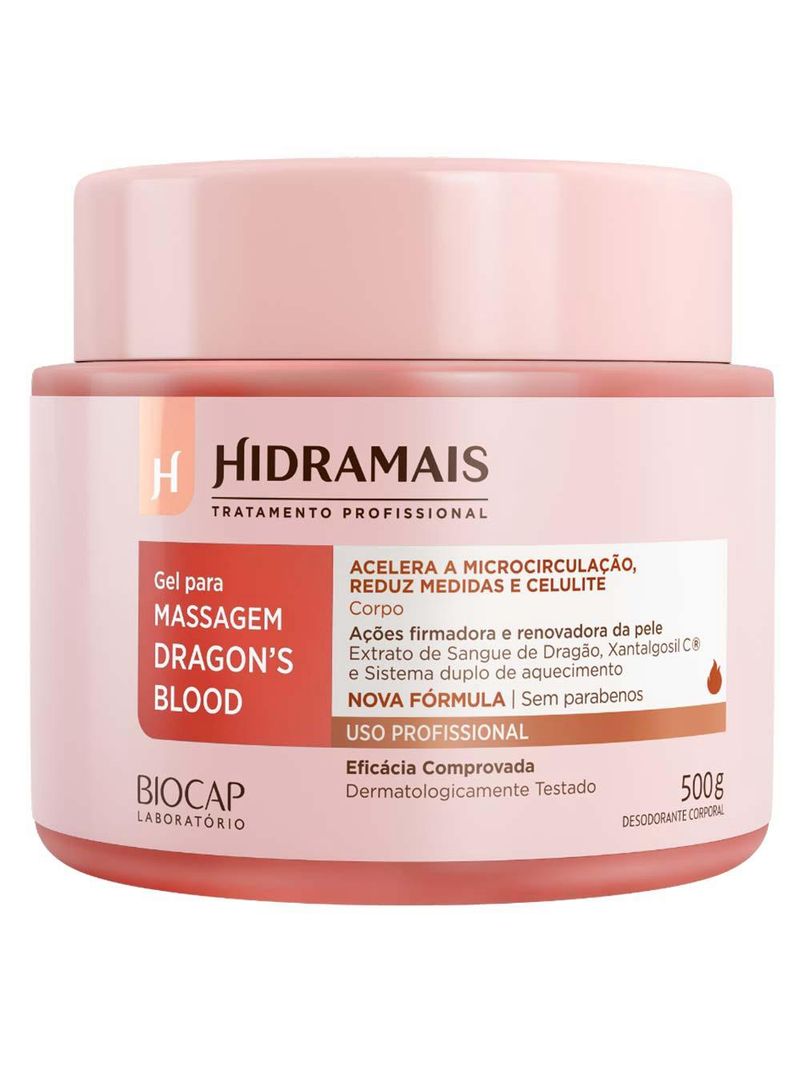 Creme de massagem hidramais – dragon blood