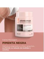 Creme ativador para massagem hidramais – pimenta negra