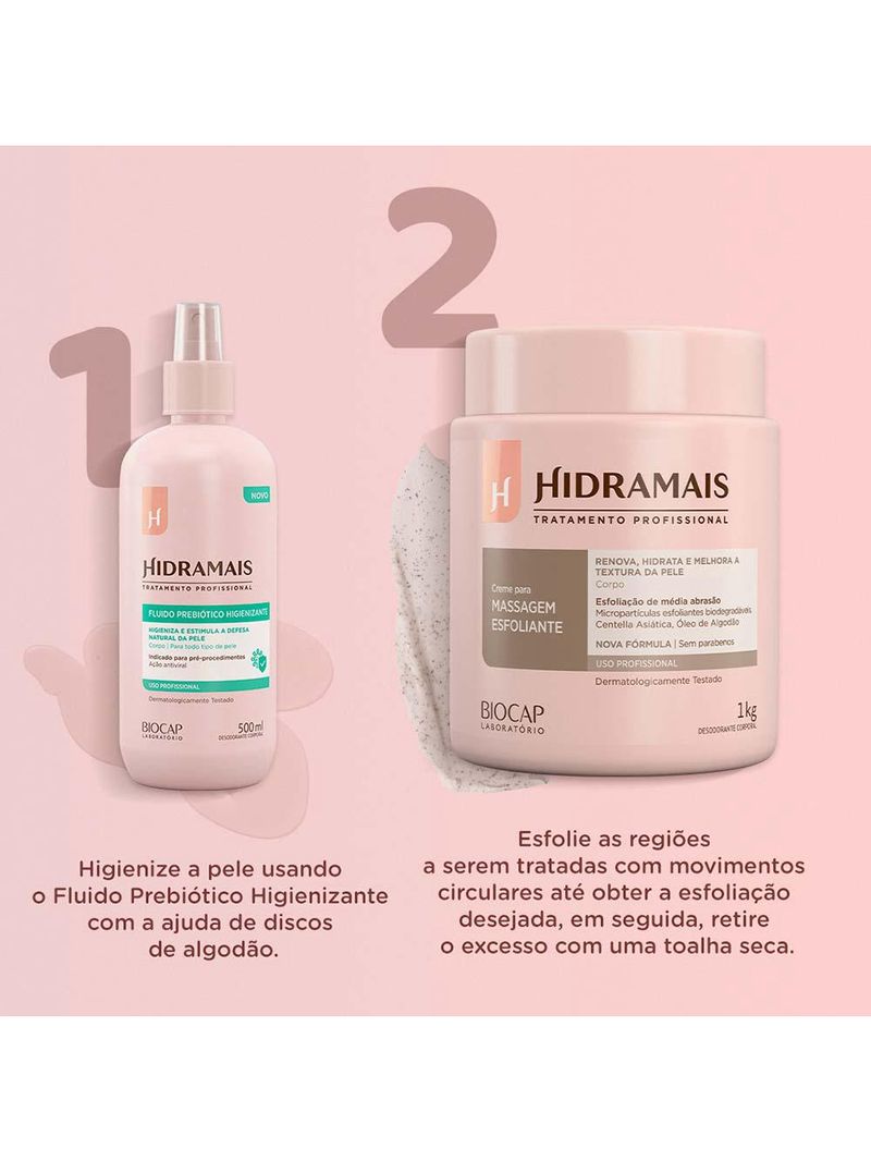 Creme ativador para massagem hidramais – pimenta negra