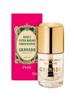 Base e extrabrilho fortificante granado pink