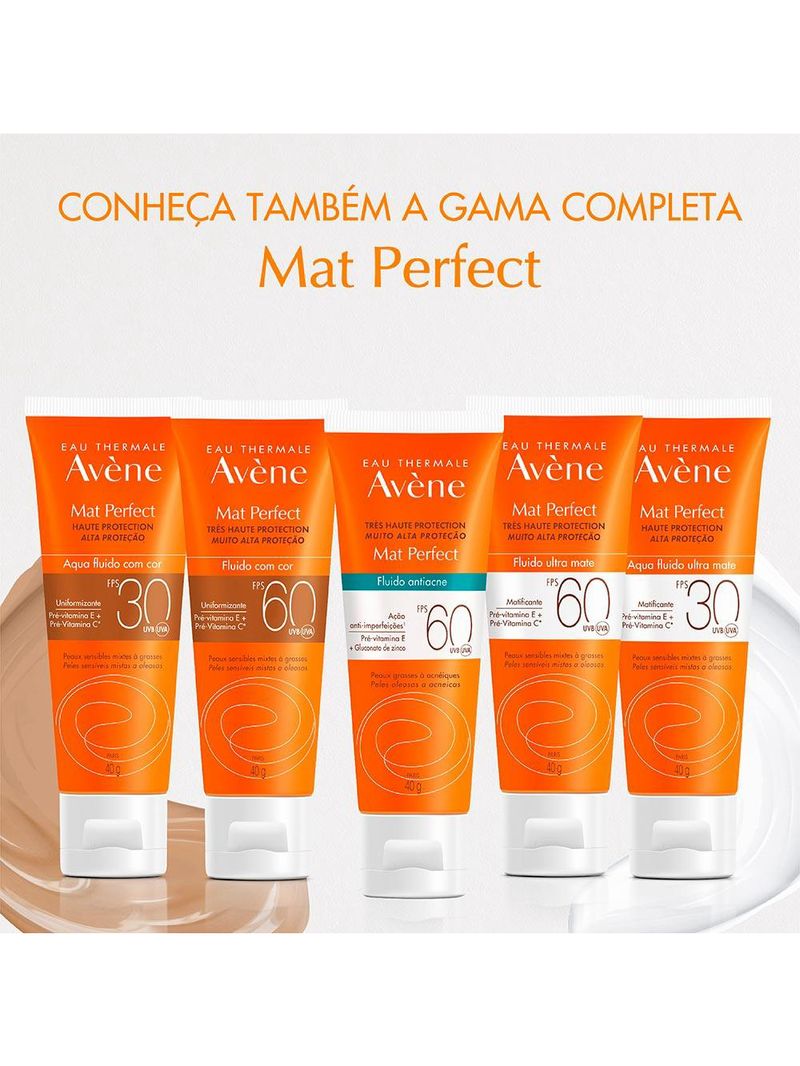 Protetor solar com cor avène - emulsão solar toque seco fps 70 color