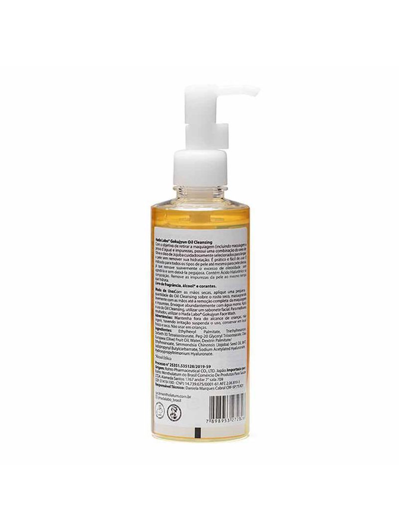 Óleo demaquilante hada labo gokujyun cleansing oil