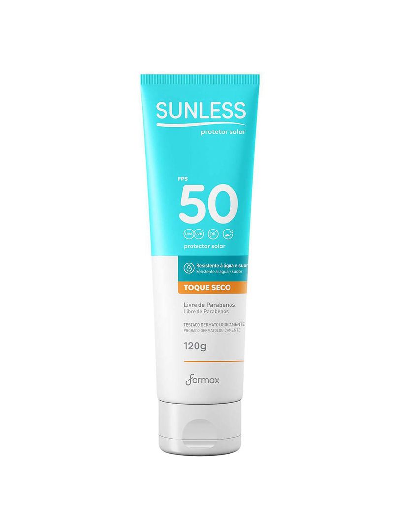 Protetor solar sunless - toque seco fps 50